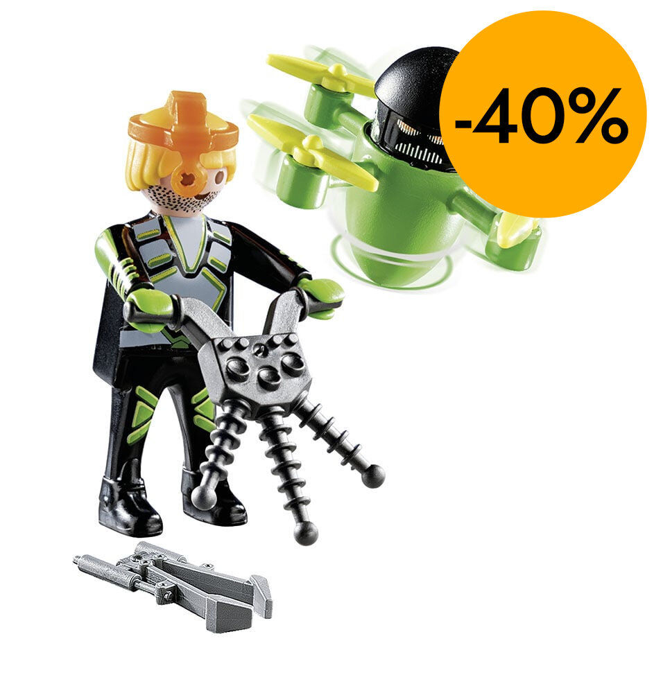 Playmobil City Agente con Dron 70248