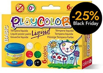 Pintura Liqüid Playcolor 40ml 6 colors