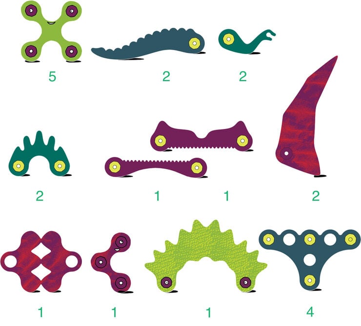 Clixo Dinosaure 22 unitats