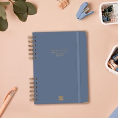 Agenda Finocam Alma Dia P&agrave;gina 2027 Castell&agrave; Blau