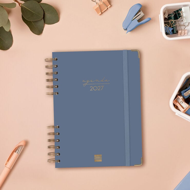 Agenda Finocam Alma Dia P&agrave;gina 2027 Castell&agrave; Blau