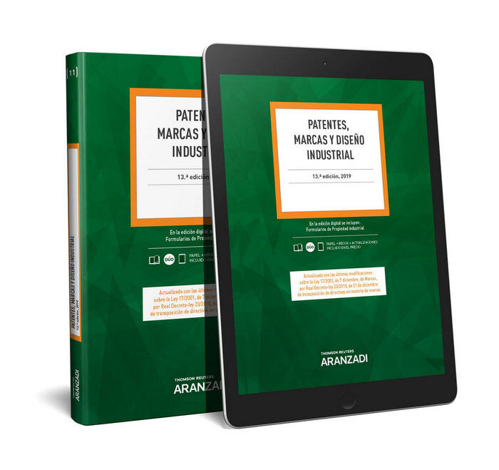 Patentes, Marcas y Dise&ntilde;o Industrial (Papel + e-book)