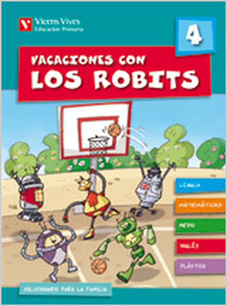 Vacaciones con los Robits 4º Primaria Vicens Vives- 9788431696856