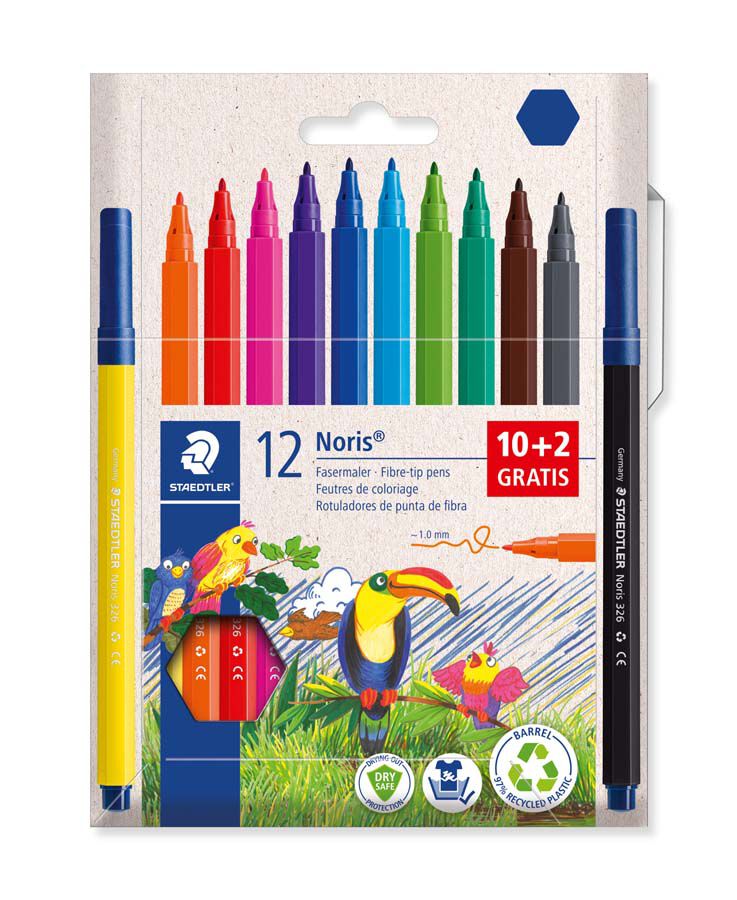 Rotuladores Staedtler 326 10+2 colores