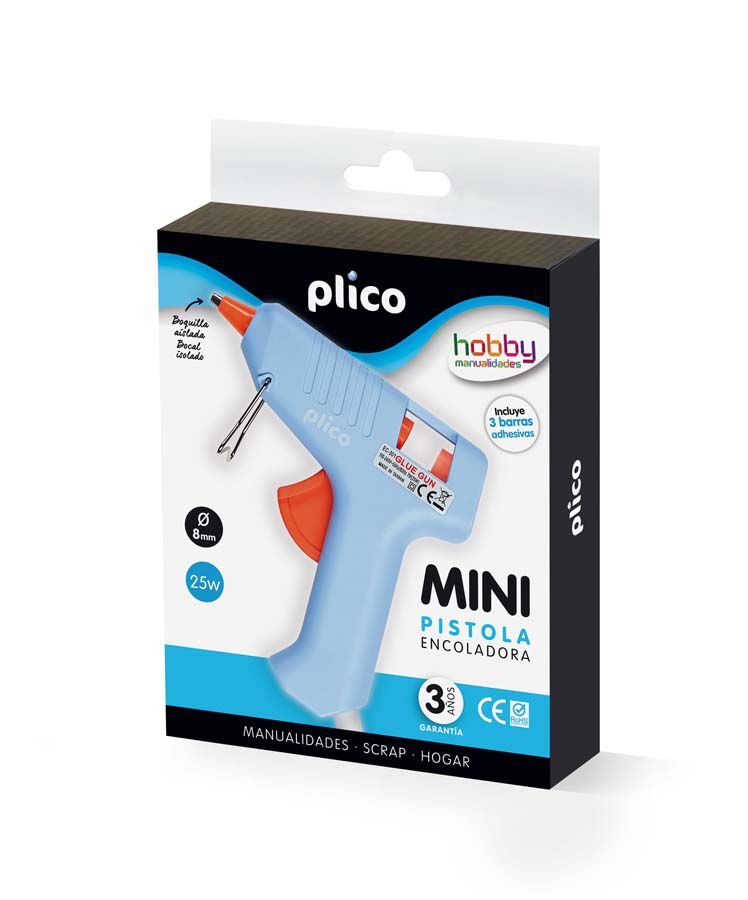 Pistola termofusible Plico Mini 25W