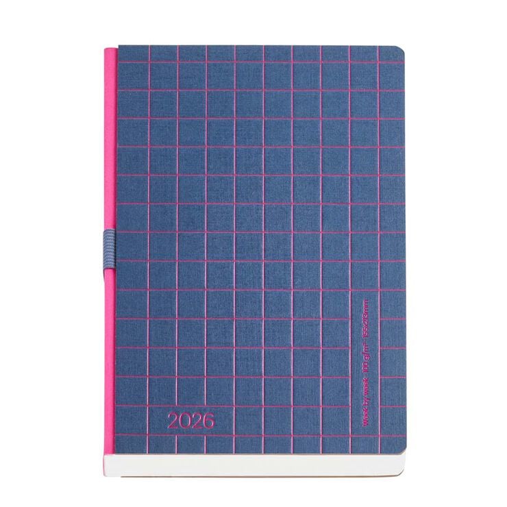 Agenda Miquelrius Plus 15x21 sem/vista mult 2026 Lineas azul marino