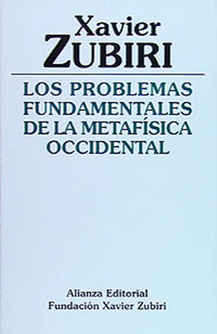 Problemas fundamentales de la metafísica