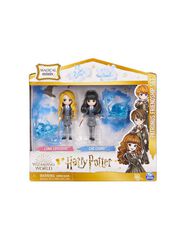 Harry Potter Friendship Set: 2 Muñecos Harry Potter y Cho Chang, lechuza  Hedwig y Sobre Hogwarts 7cm - Abacus Online