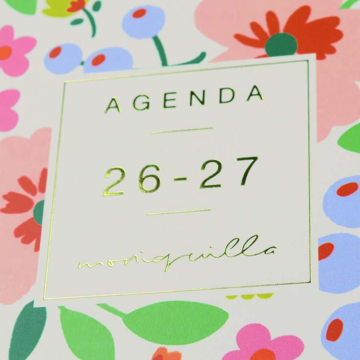 Agenda Escolar Moniquilla E10 | Dia per P&agrave;gina, Castell&agrave; (2026-2027) &ndash; Verd