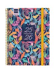 Agenda Finocam escolar Secundària 1/4 setm/vista cat 2025-26 tropic