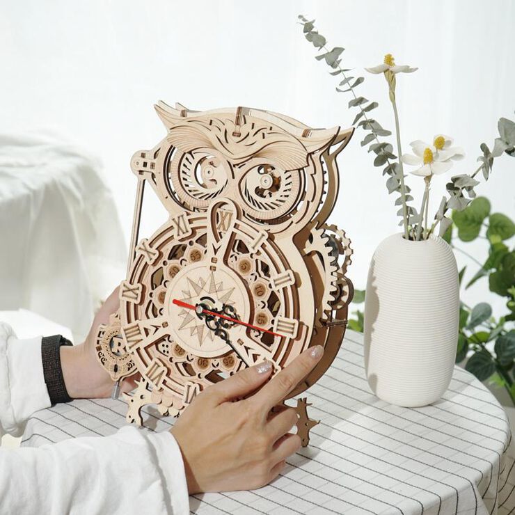 Maqueta Rokr Owl Clock