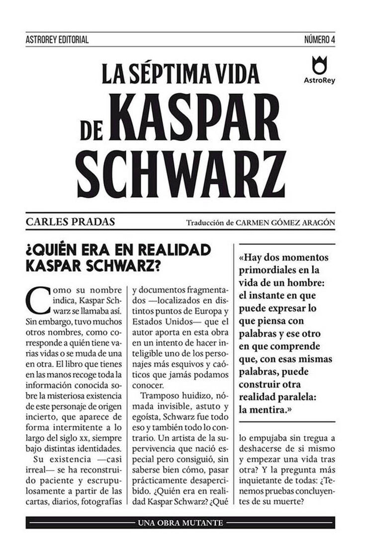 La séptima vida de Kaspar Schwarz