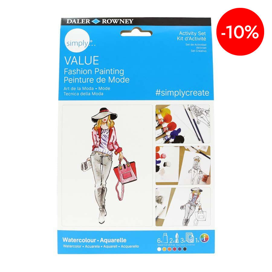 Set Daler Simply Activity acuarela Moda