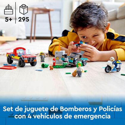LEGO® City Rescat de bombers i persecució 60319