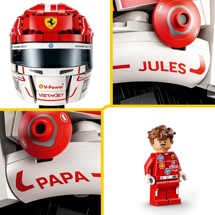 LEGO&reg; Editions Formula 1 Scuderia Ferrari HP Charles Leclerc Casc 43014