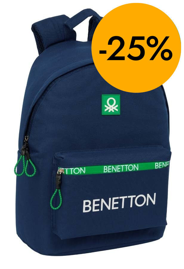 Mochila Benetton azul