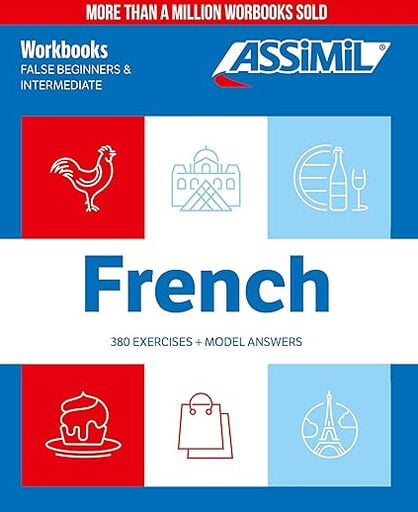 French : false beginners & intermediate : 380 exercices + model answers