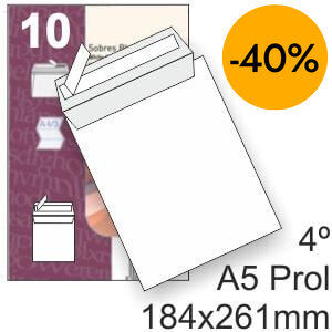 Bossa blanca 18x26cm 100g 10u