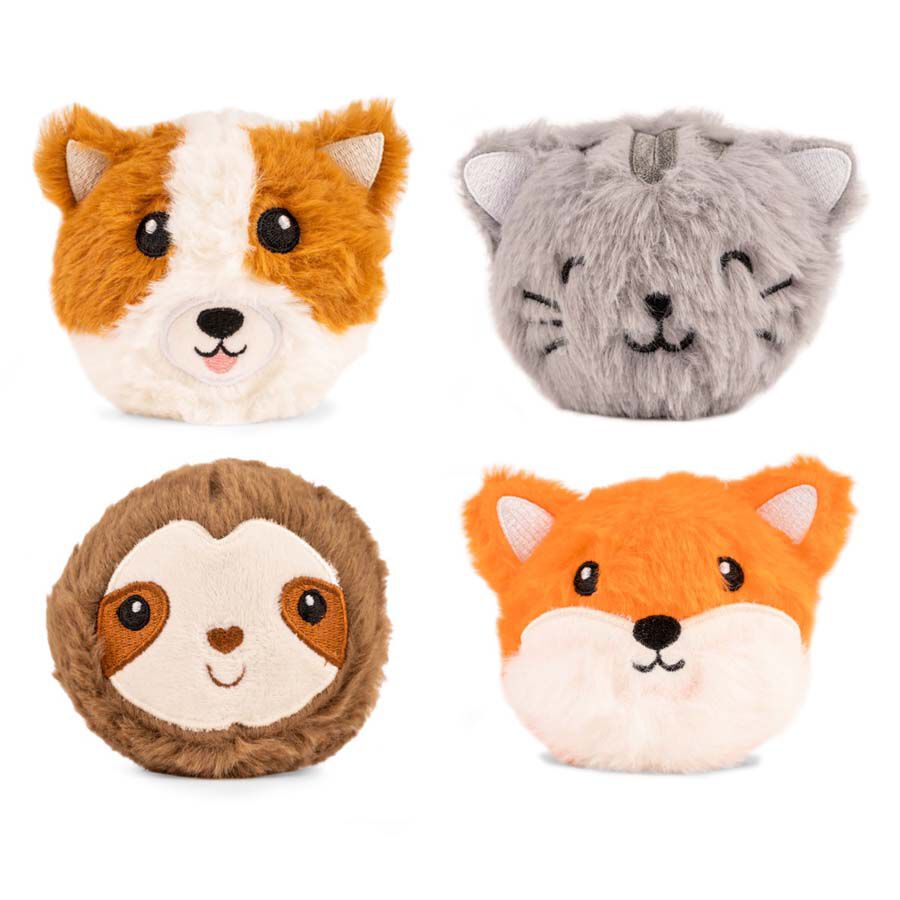 Pelota Antiestr&eacute;s Animal de Peluche &ndash; Modelos Surtidos