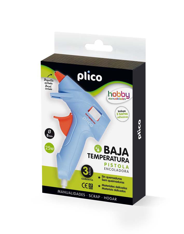 Pistola termofusible Plico baja temperatura