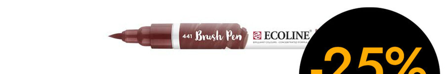 Rotulador Ecoline Brush Pen caoba 441