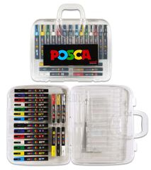 Malet&iacute;n Rotuladores Posca PC1M-PC3M-PC5M 20 piezas