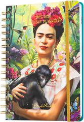 Agenda escolar Erik A5 setm/vista multilingüe 2025-26 Frida Kahlo