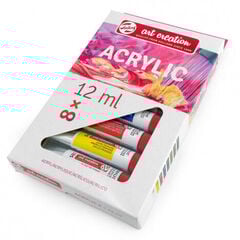 Set Acr&iacute;lic Talens Art Cretaion 8 colors 12ml
