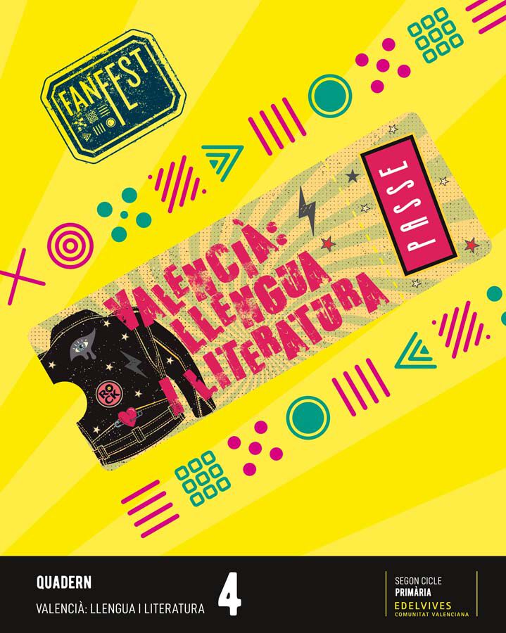 Valenci&agrave;: Llengua I Literatura4T Prim&agrave;ria. Quadern (Cv)