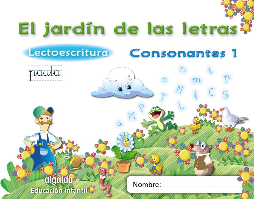 LECTOESCRITURA CONSONANTES 1 INFANTIL 5 ANYS Algaida Quaderns 9788498775730