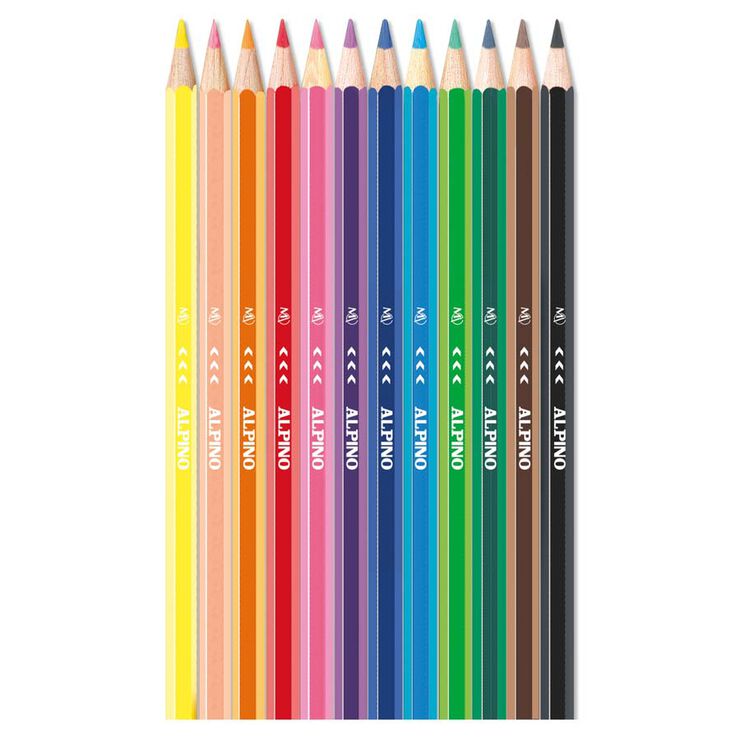 Lápices de colores Alpino Up 12 colores