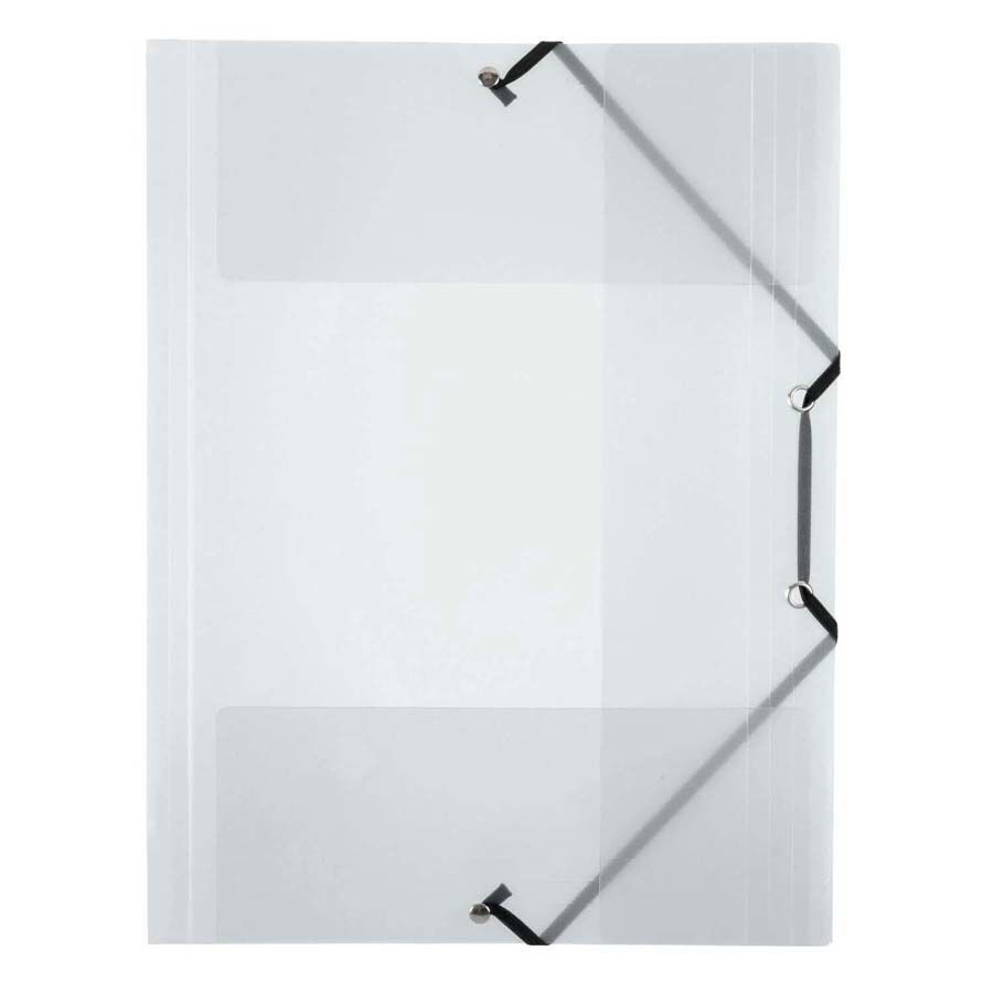 Carpeta 3 solapes A4 PP transl&uacute;cid