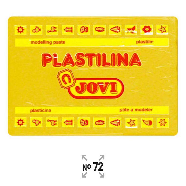 Plastilina Jovi 350g groc fosc