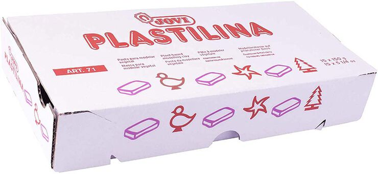 Plastilina Jovi 150g salmó 15u