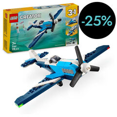 LEGO® LEGO Creator Aeronave: Avión de Carreras 31160