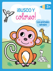 Busco y coloreo Los animales salvajes