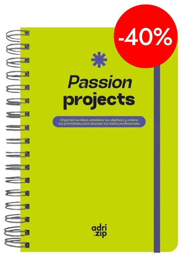 Agenda planificador Passion Projects 2025-26