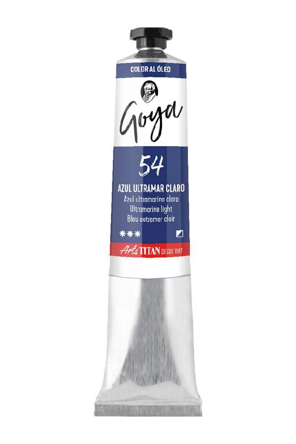 Pintura al &oacute;leo Goya 20ml azul ultramar claro