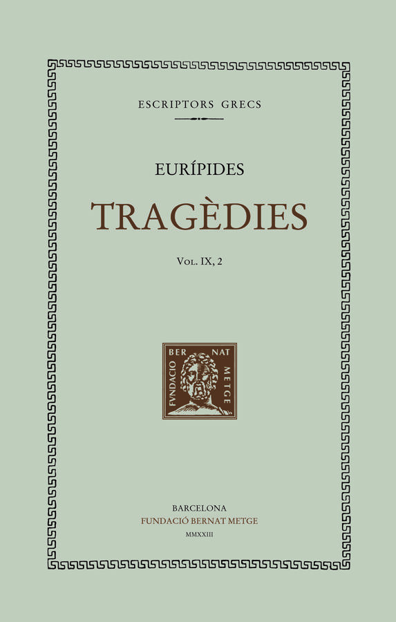 Trag&egrave;dies (vol.IX, 2) Ifig&egrave;nia a l'&Agrave;ulida