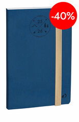 Agenda 16 mesos Quo Vadis Everest 21x27cm setm/vista mult 2025-26 blau