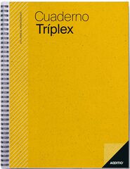 Llibreta espiral Triplex Additio 225x310mm castellà natural