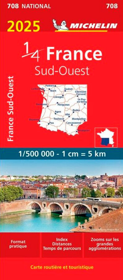 Mapa national France sud-ouest 2025