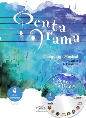 Pentagrama. Acompanyaments Catal&agrave; Lleng Elem 4 Elemental NOVA EDICI&Oacute;