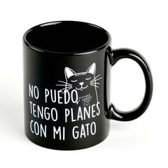 Taza ''No puedo planas con mi gato''