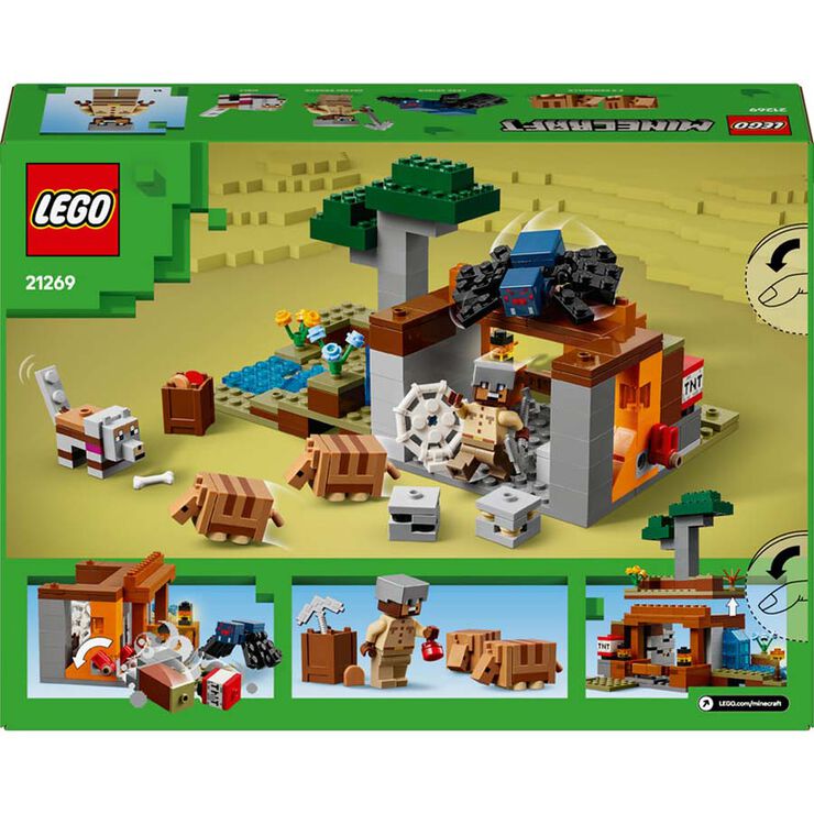 LEGO® Minecraft La Expedición a la Mina del Armadillo 21269