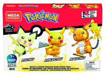 Mega Construx Pokémon Pichu/Pikachu/Raichu