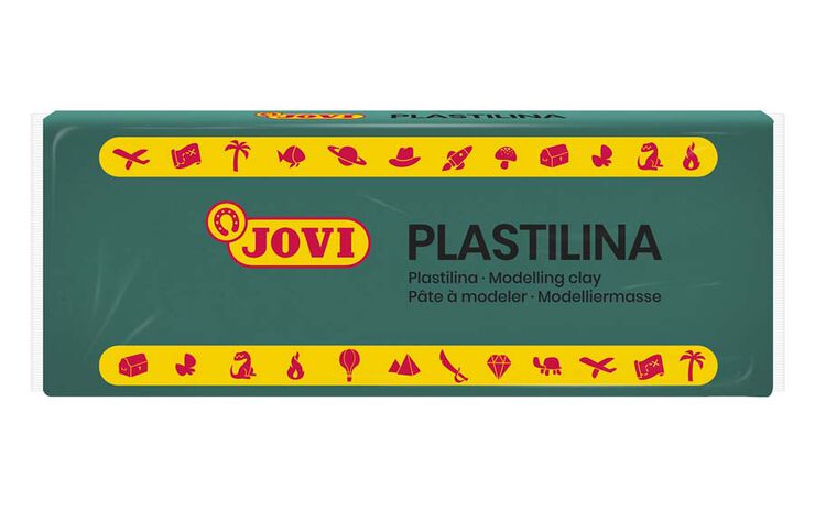 Plastilina Jovi 150g Verde oscuro unidad
