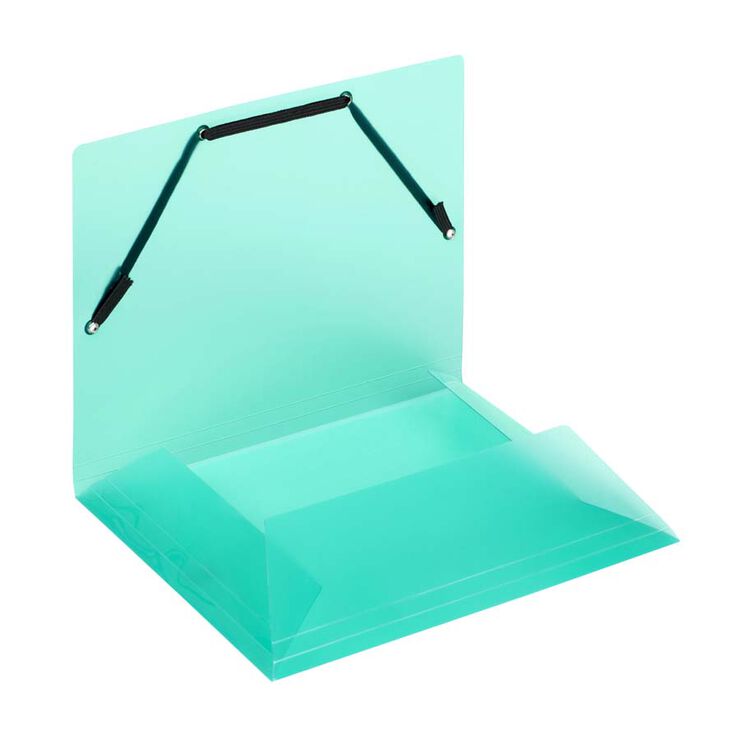 Carpeta gomas 3 solapas A5 PP colores surtidos