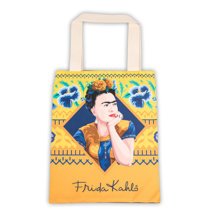 Bossa Dignidart Shopping Frida Kahlo Groc