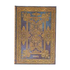 Agenda Paperblanks Lujo Azul Midi día/pág castellano 2025